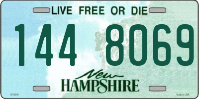 NH license plate 1448069