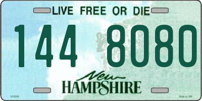 NH license plate 1448080