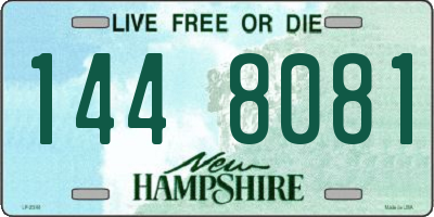 NH license plate 1448081