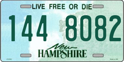 NH license plate 1448082