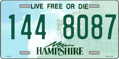 NH license plate 1448087