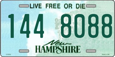 NH license plate 1448088