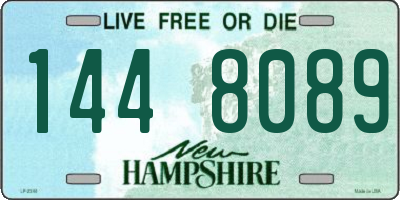 NH license plate 1448089