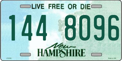 NH license plate 1448096