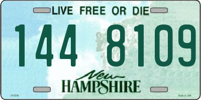 NH license plate 1448109