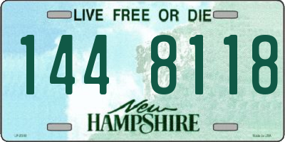 NH license plate 1448118