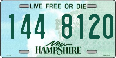 NH license plate 1448120