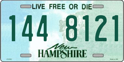NH license plate 1448121
