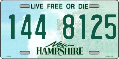 NH license plate 1448125