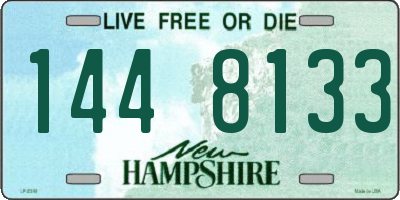 NH license plate 1448133