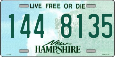 NH license plate 1448135