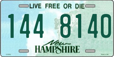 NH license plate 1448140