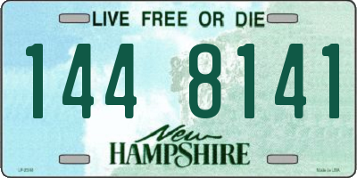 NH license plate 1448141