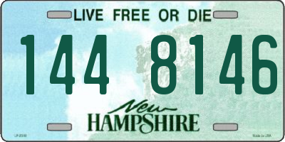 NH license plate 1448146