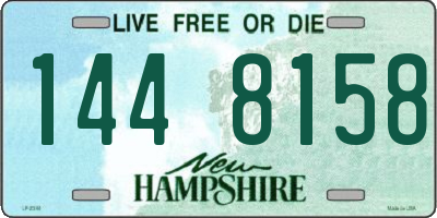 NH license plate 1448158