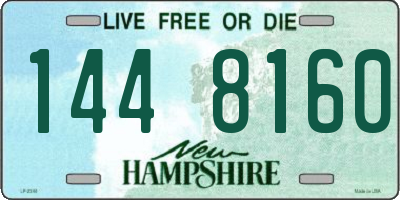 NH license plate 1448160