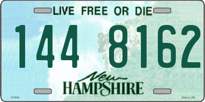 NH license plate 1448162