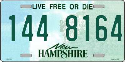 NH license plate 1448164