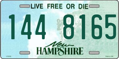 NH license plate 1448165