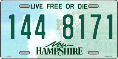 NH license plate 1448171