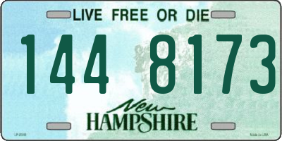 NH license plate 1448173
