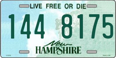 NH license plate 1448175