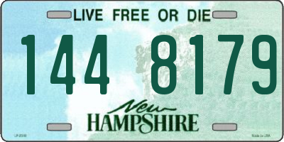 NH license plate 1448179