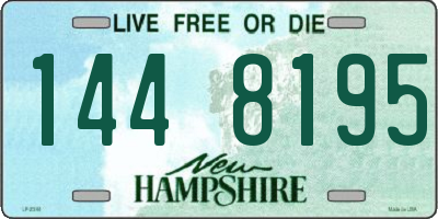 NH license plate 1448195