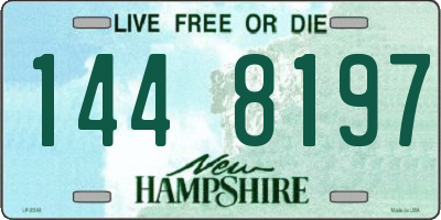 NH license plate 1448197
