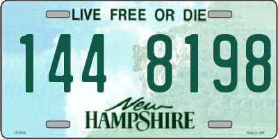 NH license plate 1448198