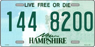 NH license plate 1448200