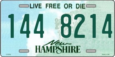 NH license plate 1448214