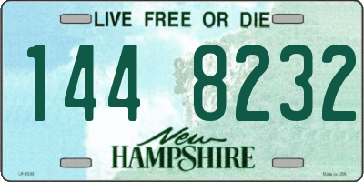 NH license plate 1448232