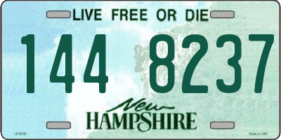 NH license plate 1448237