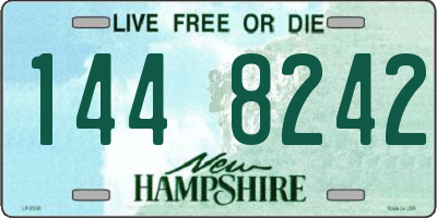 NH license plate 1448242