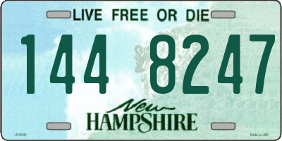 NH license plate 1448247