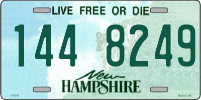 NH license plate 1448249