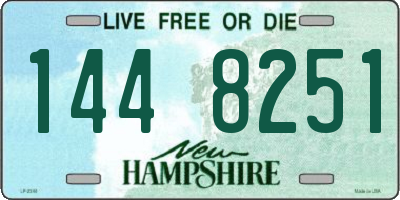 NH license plate 1448251
