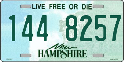NH license plate 1448257