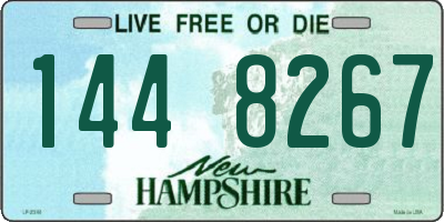 NH license plate 1448267