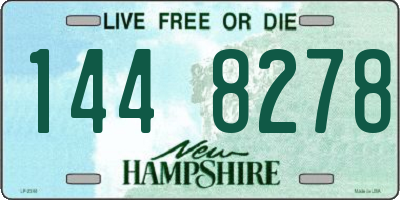 NH license plate 1448278