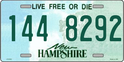 NH license plate 1448292