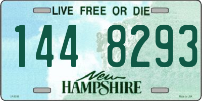 NH license plate 1448293