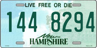 NH license plate 1448294