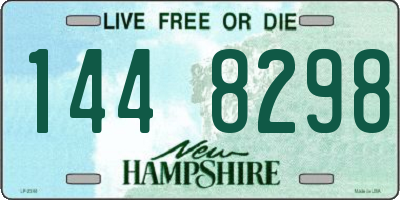 NH license plate 1448298