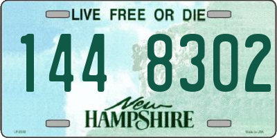 NH license plate 1448302