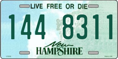 NH license plate 1448311