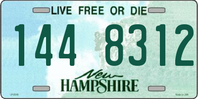 NH license plate 1448312