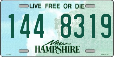 NH license plate 1448319