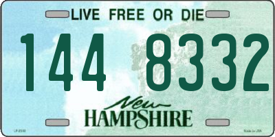NH license plate 1448332
